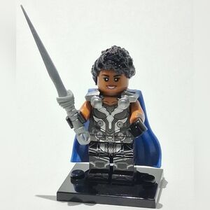 King Valyrie Blue cape Super Hero Custom Lego minifigure read description